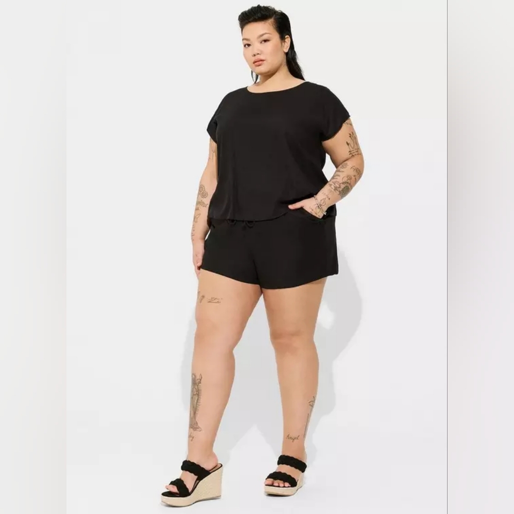 Torrid Linen Shorts - Picture 4 of 4